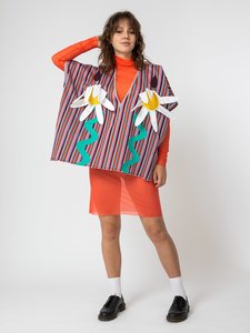 Products: Gloomy Daisy Poncho - Poison Spike
