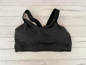 RARR Designs V Neck Sports Bra - Grey