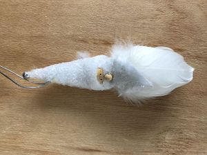 Giftware: Santa With Feathers Christmas Decoration