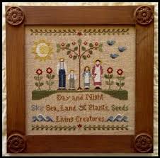 Little House Needleworks: In the Beginning Cross Stitch Pattern
