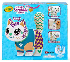 Arts & Crafts: Crayola Scribble Scrubbie Jumbo - Jenny