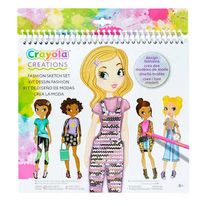 Arts Crafts Diy Kits: Crayola Creations - Fashion Sketch Set