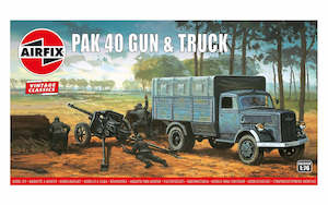 Model Building Trucks: Airfix - 1:76 PAK 40 Gun & Truck