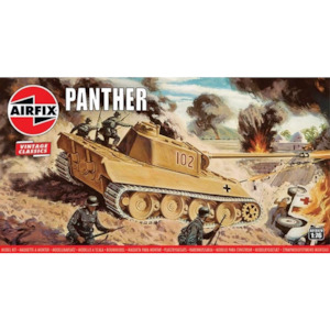 Model Building Military: Airfix - 1:76 Panther Tank