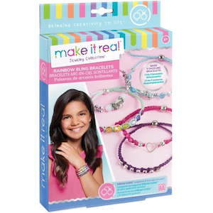 Creative Role Play Jewellery: Make it Real - Jewelry Collection - Rainbow Bling Bracelets
