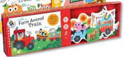 Childrens Books: Globe Publishing - Farm Animal Train