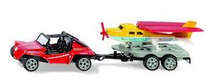 Creative Role Play Vehicles: Siku 1696 - Beach Buggy with Sporting Plane