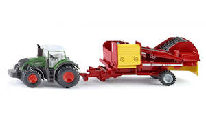 Die Cast Models Farm Machinery: Siku 1808 Farmer - 1:87 Fendt 939 Tractor with Potato Harvester