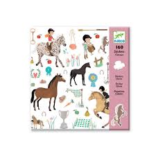 Djeco Stickers - Horses