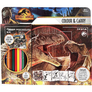 Jurassic World Colour & Carry