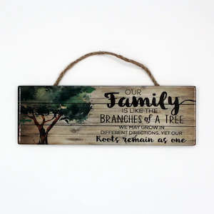 Gifts Decor Wall Art: Wall Art - Family Tree Hanger