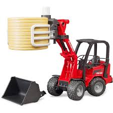 Bruder - Schaffer Compact Loader with bale in gripper