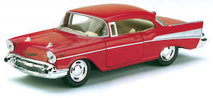 12 14 Years: Kinsmart - 1957 Chevrolet Bel Air - Red