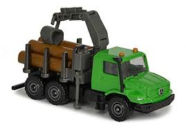 Majorette Trailer - Mercedes Benz Zetros 2733 Logging Truck