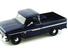 MotorMax Timeless Legends 1:24 - 1966 Chevy C10 Fleetside Pickup Dark Blue