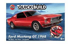 Model Building Cars: Airfix Quick Build - 1968 Ford Mustang GT