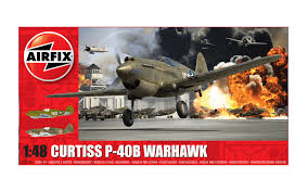 Model Building Aircraft: Airfix - 1:48 Curtiss P-40B Warhawk