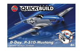 Model Building Aircraft: Airfix Quick Build - D-Day P-51D Mustang