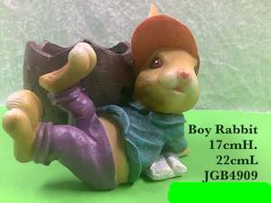 Gifts Decor: JGB - Polyresin Boy Rabbit