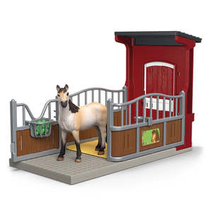 Schleich - Pony Box with Mustang Mare