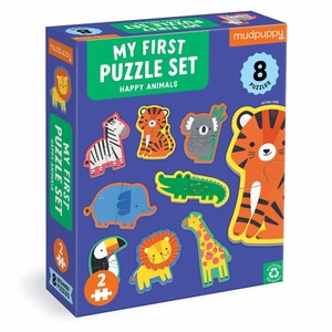 All Toys: Mudpuppy - My First Puzzle Set - Happy Animals