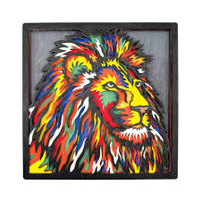Arts Crafts Diy Kits: Wooden Art Craft Kit - Lion