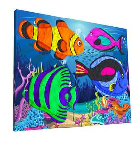 Arts Crafts Diy Kits: Clay Painting - Sea Life