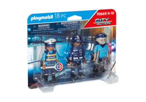 Construction Toys: Playmobil 70669 - Figure Set City Action - Police