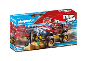 Construction Toys: Playmobil 70549 - Stunt Show Bull Monster Truck