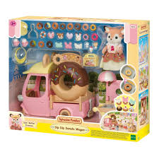Creative Role Play Action Figures Animal Figures: Sylvanian Families - Dip Dip Donuts Wagon