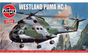 Model Building Aircraft: Airfix - 1:72 Westland Puma HC.1