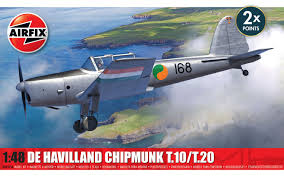 Model Building Aircraft: Airfix - 1:48 De Havilland Chipmunk T.10/T.20