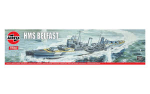 Model Building Military: Airfix - 1:600 HMS Belfast (Vintage Classics)