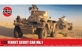 Model Building Military: Airfix - 1:35 Ferret Scout Car Mk.1