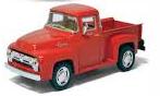 Die Cast Models: Kinsmart - 1956 Ford F-100 Pickup -Red
