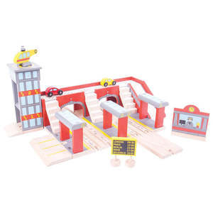 Creative Role Play Wooden Toys: Bigjigs Rail: Grand Central Station