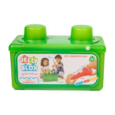 Construction Toys Building Blocks Bricks: Jelly Blox - Stash & Stack Set