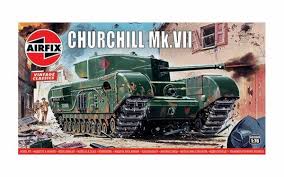 Airfix - 1:76 Churchill Mk.VII (Vintage Classics)