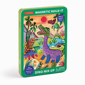 Mudpuppy: Mudpuppy - Magnetic Build-It Dino Mix-Up