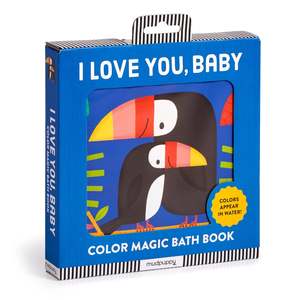 Mudpuppy - Color Magic Bath Book - I Love You, Baby