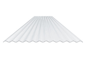 3m Clear corrugated polycarbonate roof panel