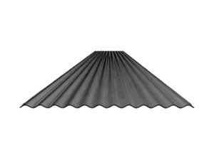 4.8m Tinted corrugated polycarbonate roof panel