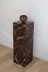 Marble Plinths: Rosso Levanto Marble Plinth