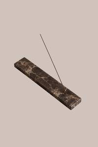 Franca Incense Holder | Dark Emperador Marble