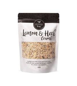 Products: Pepper & Me ‘Lemon & Herb Crumb’ 200g