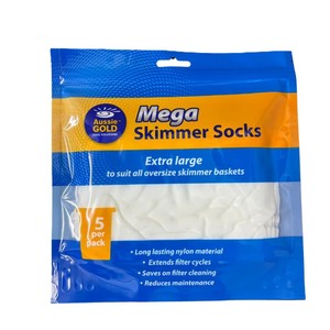 Pool Accessories: Aussie Gold Mega Skimmer Socks 5pk