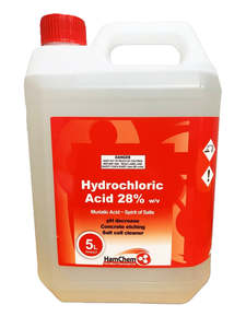 20L Hydrochloric Acid (pH Decrease) Box of 4x 5L