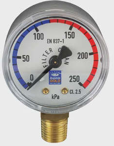 Miscellaneous: Pressure Gauge Stainless Steel  - Lower/Side Mount