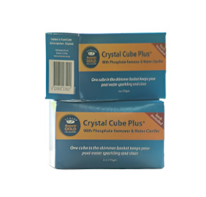 Pool Chemicals: CRYSTAL CUBE TWIN PACK with Phosphate Remover