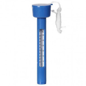 Products: Blue floating pool thermometer